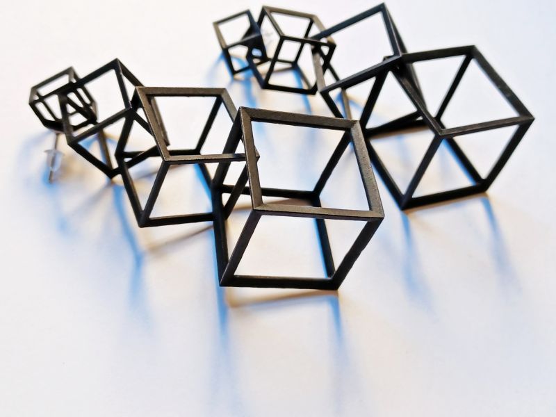 Geometric Statement Earrings